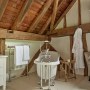 The New Forest Barn  | Mezzanine Bedroom | Interior Designers